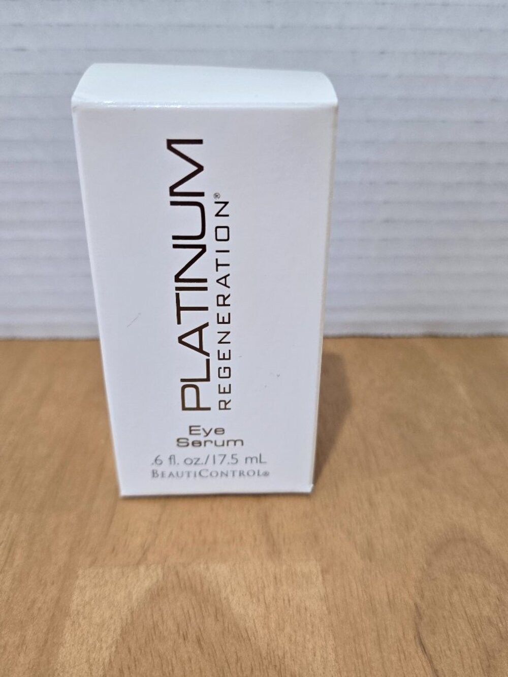 Rare BeautiControl Platinum Regeneration Eye Serum .6 oz NIB